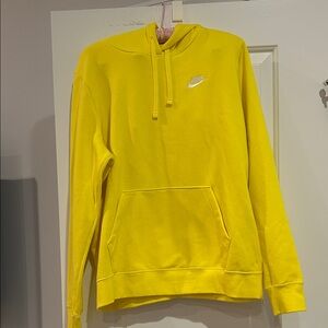 NWT Nike Yellow Pullover Hoodie